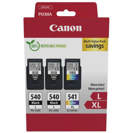 Canon -  inktcartridge 2 x PG-540L + 1 x CL-541XL, 300 400 pagina's, OEM 5224B017, 4 kleuren