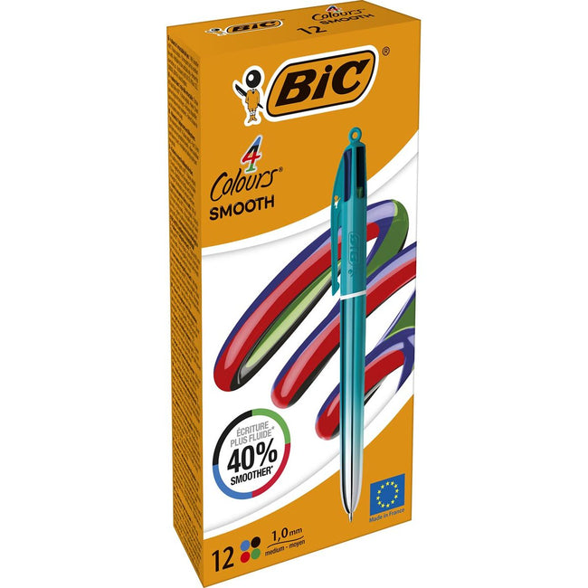 Bic - Colors Smooth Gradiant 4-colour ballpoint pen, medium, green