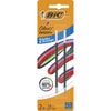 Bic - refill for ballpoint pen 4 Colors Smooth, medium, blister of 2 pieces, blue
