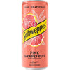 Schweppes - Pink grapefruit soft drink, sleek 33 cl can, pack of 24