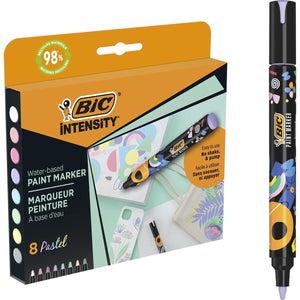 BIC -   Intensity paintmarker, pastel, set van 8 stuks
