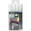Securit - Rotulador de tiza impermeable medio blanco, blister de 4 piezas