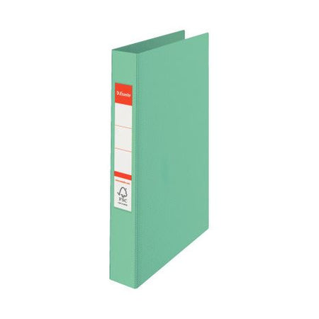 Esselte - Colour'Breeze ring binder, 2 rings, PP, ft A4, with hard cover, green