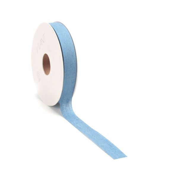 Ribbon Denim 15mm x 20 meters blue
