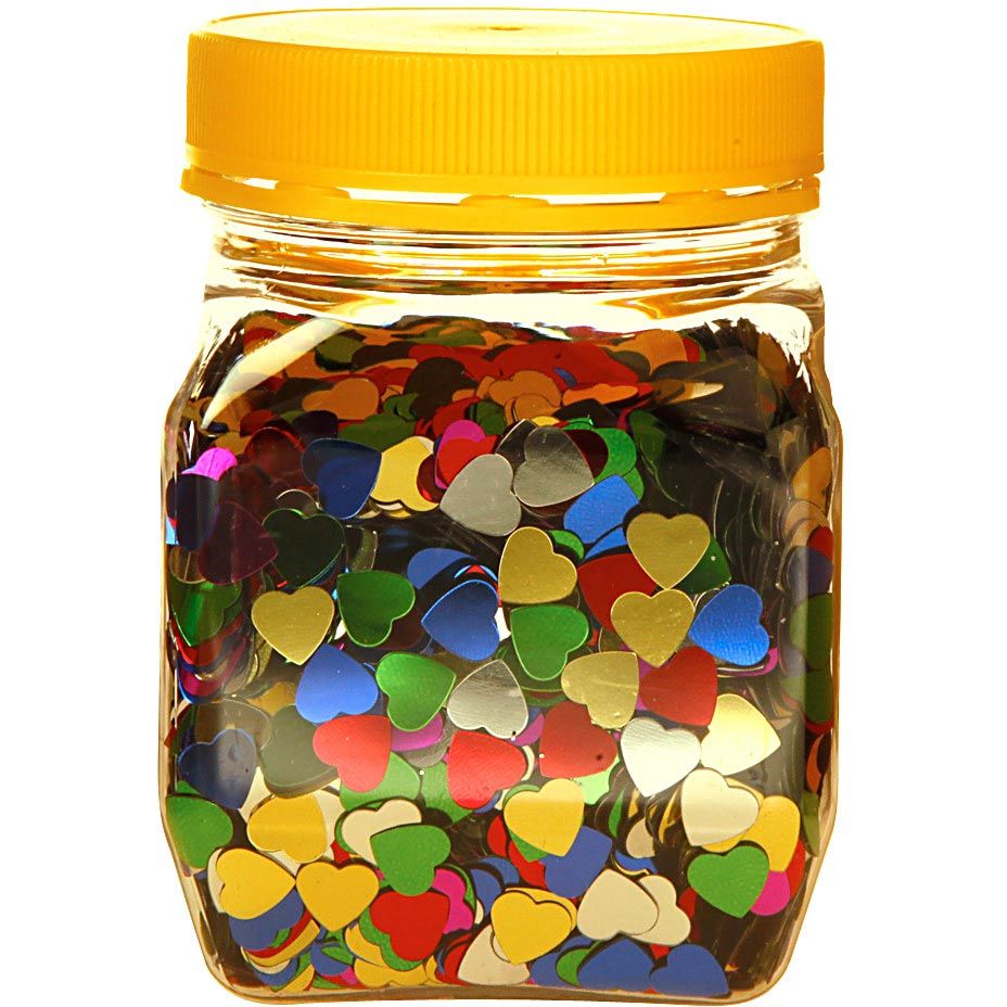 Bouhon - vasetto di coriandoli cuori (160 g)