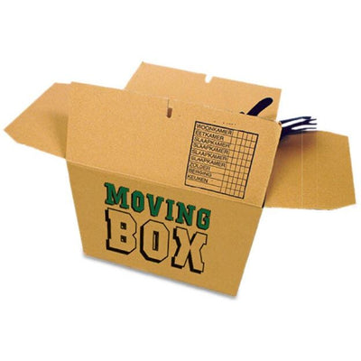 Cleverpack - Scatola per traslochi stampata 480x320x360mm confezione da 5 pezzi