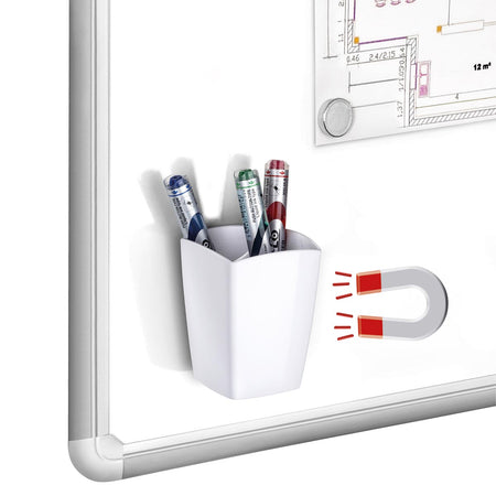 Gloss by CEP -   magnetisch pennenbakje, wit