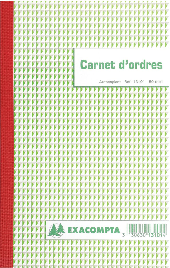 Exacompta - orders, ft 21 x 18 cm, bilingual, tripli (50 x 3 sheets)