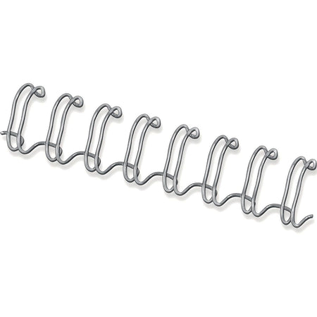 Fellowes -  draadruggen, doos van 100 stuks, 10 mm, zilver