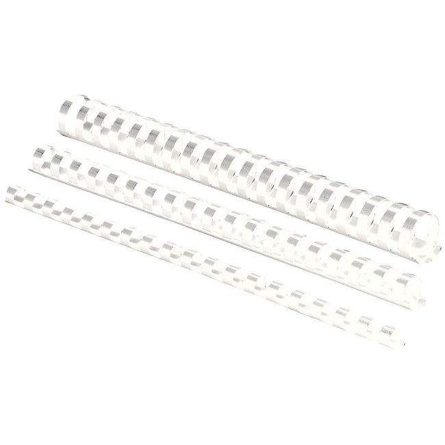 Fellowes -  bindruggen, pak van 100 stuks, 12 mm, wit