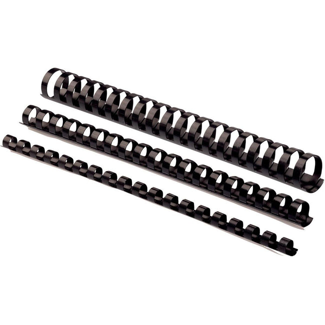Fellowes -  bindruggen, pak van 100 stuks, 12 mm, zwart