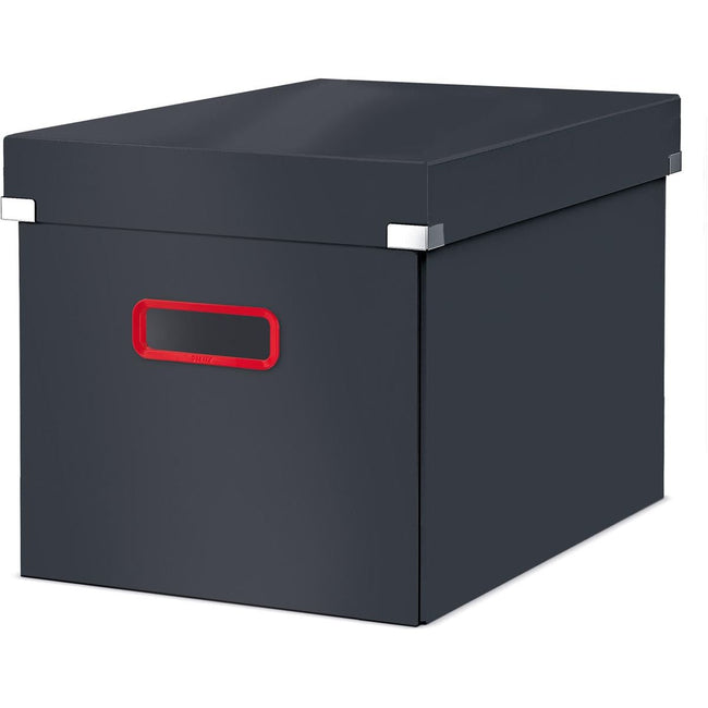 Leitz - gemütlicher Klick -Store Cube Large Storage Box, Grau