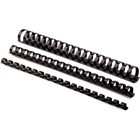 Fellowes -  bindruggen, pak van 50 stuks, 25 mm, zwart