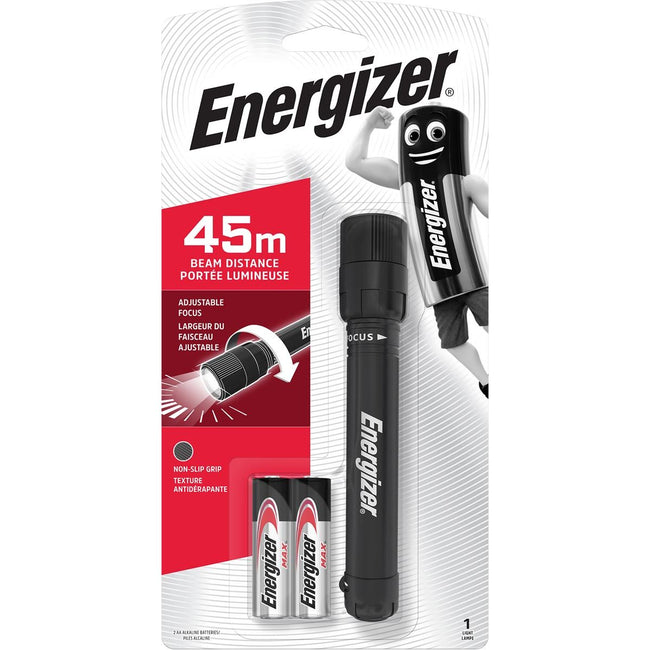 Energizer - zaklamp X-focus, inclusief 2 AA batterijen, op blister