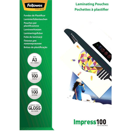 Fellowes - Bolsa plastificadora a3 2x100micras