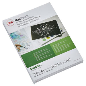 GBC - Laminating pouch a4 2x100micron matt
