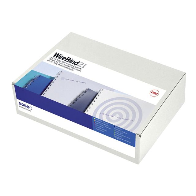 GBC -  MultiBind Draadruggen Zilver 14mm (100)