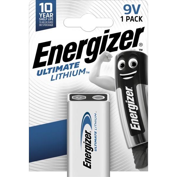 Energizer -  batterij Lithium 9V, op blister