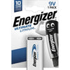 Energizer - pile Lithium 9V, sous blister