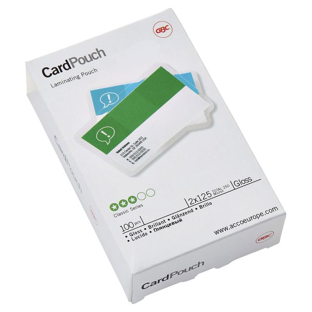 GBC - Laminating pouch 65+ 81x119mm 2x125micron
