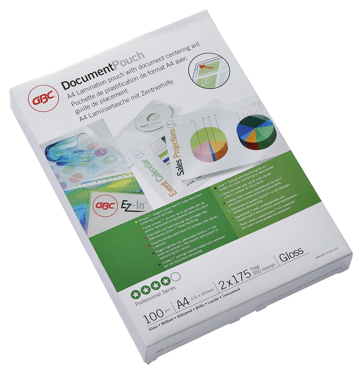 GBC -  Lamineerhoes  a4 2x175micron