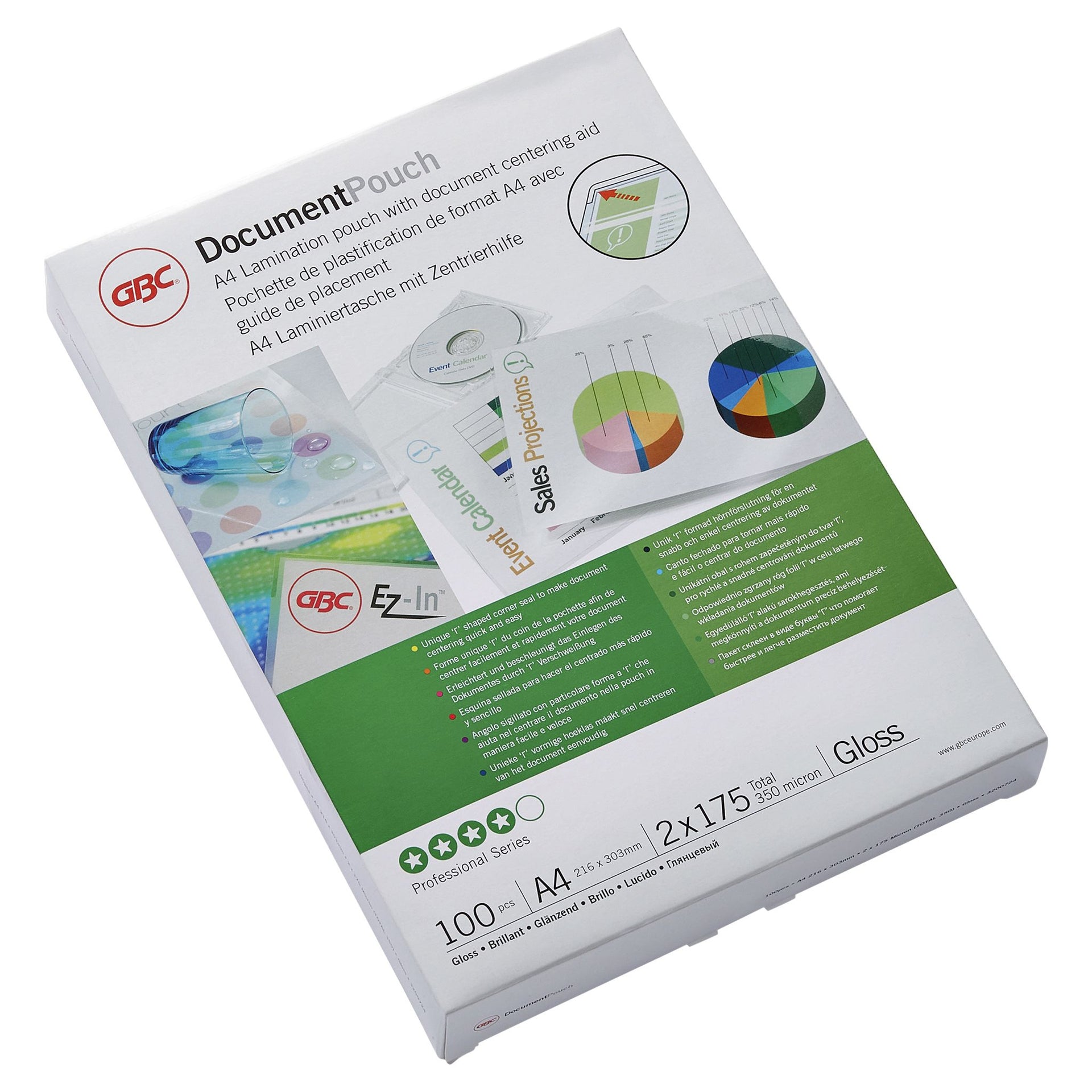 GBC - Busta di plastificazione a4 2x175micron