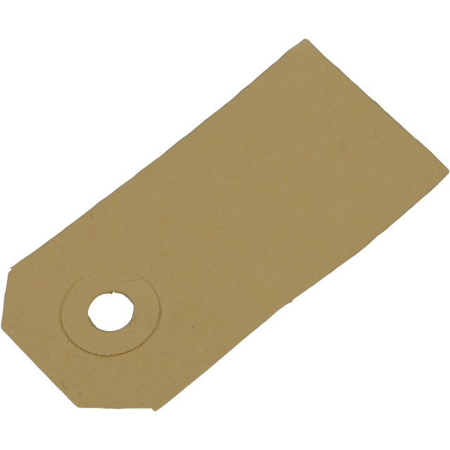 SendProof -  Prijskaart | Papier | 80x38mm | bruin | 1000 stuks