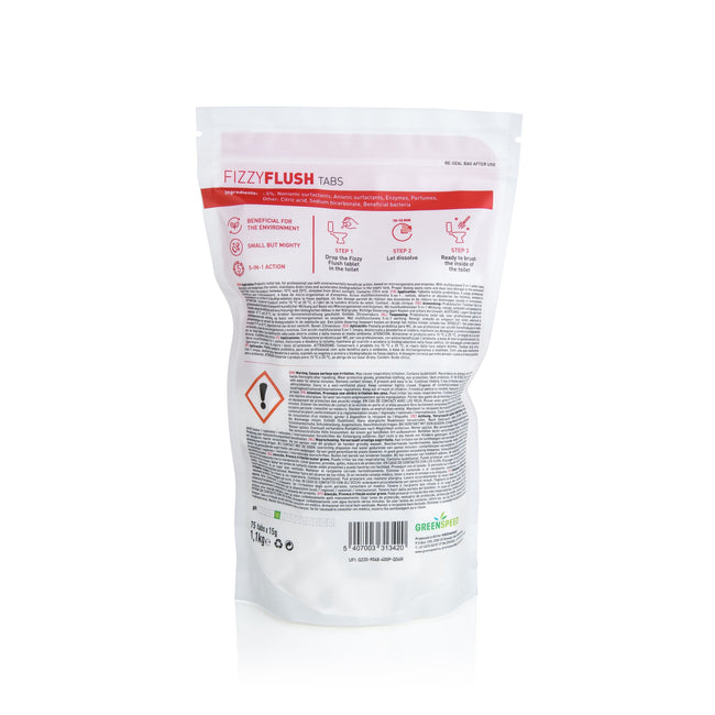 Greenspeed -  Toiletreinigingstablet gs fizzy flush 15g 75st
