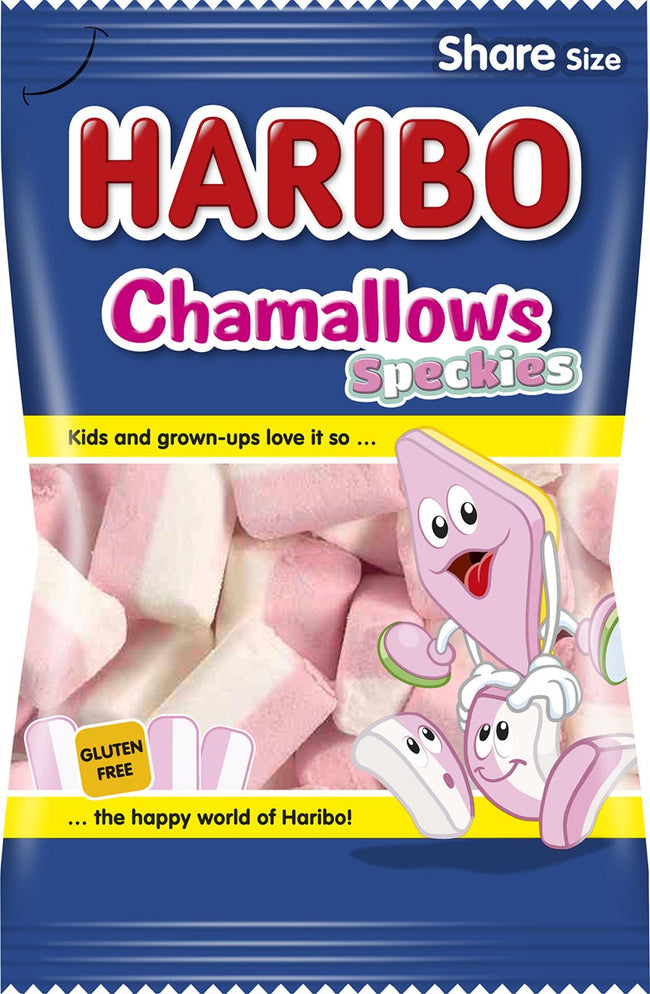 Haribo -  Chamallows Speckies, zakje van 175 g