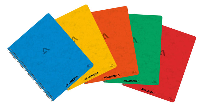 Aurora -  Schrift  210x165mm 5x5mm 120pag 80gr ass
