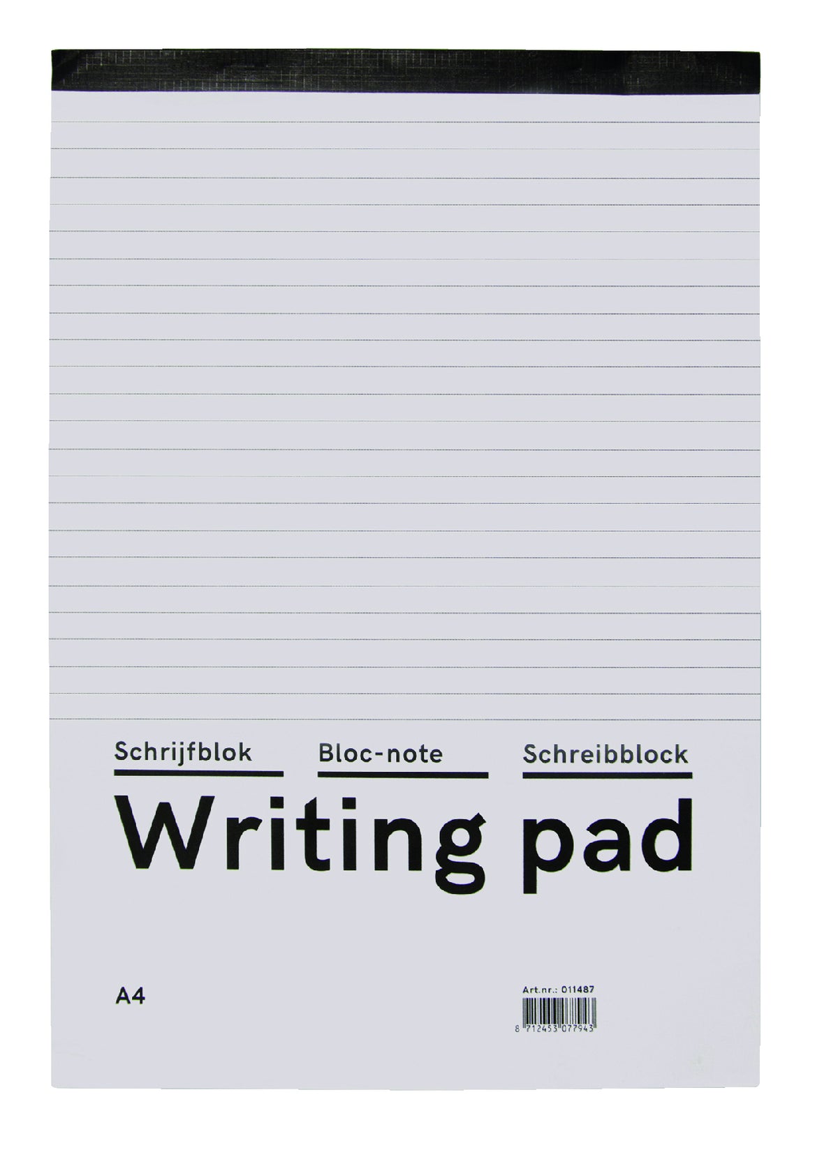 Qbasic -  Schrijfblok a4 lijn 160blz 60gr | 10 stuks