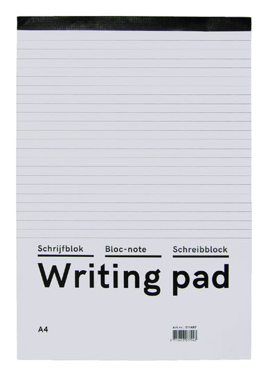 Qbasic -  Schrijfblok a4 lijn 160blz 60gr | 10 stuks