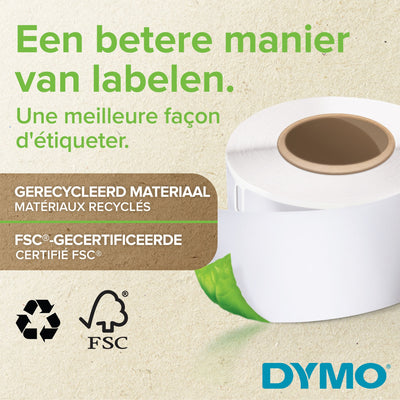 Dymo -  Etiket  labelwriter multifunctioneel 13x25 wit