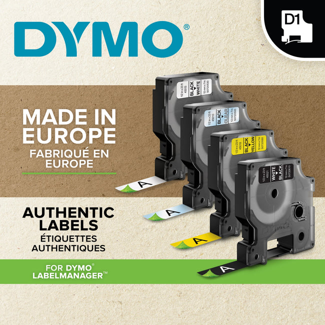 Dymo -  Labele  labelmanager d1 19mmx5.5m wit