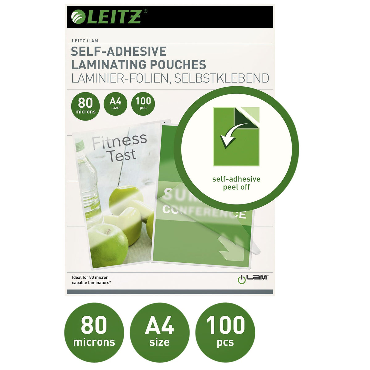 Leitz -  33872 laminatorzak 100 stuk(s)