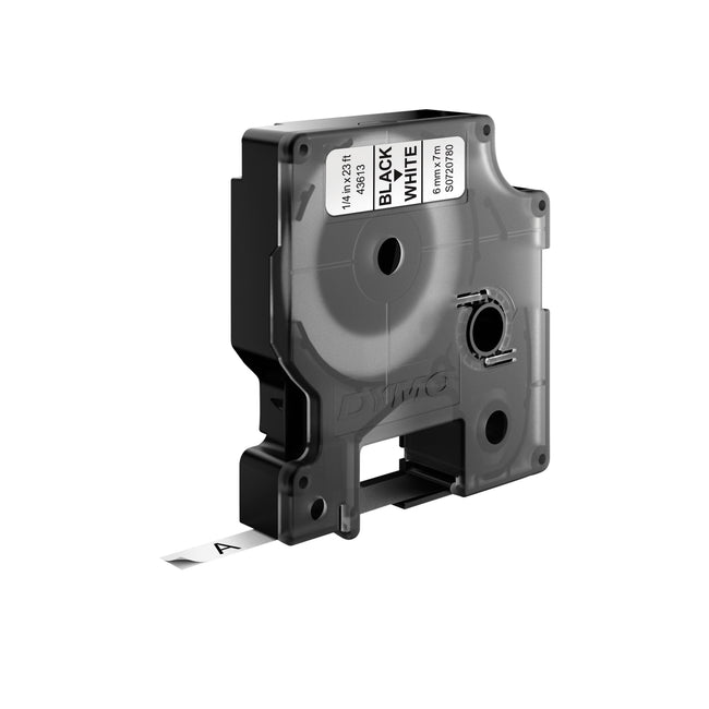 Dymo -  Labele  labelmanager d1 polyester 6mm wit