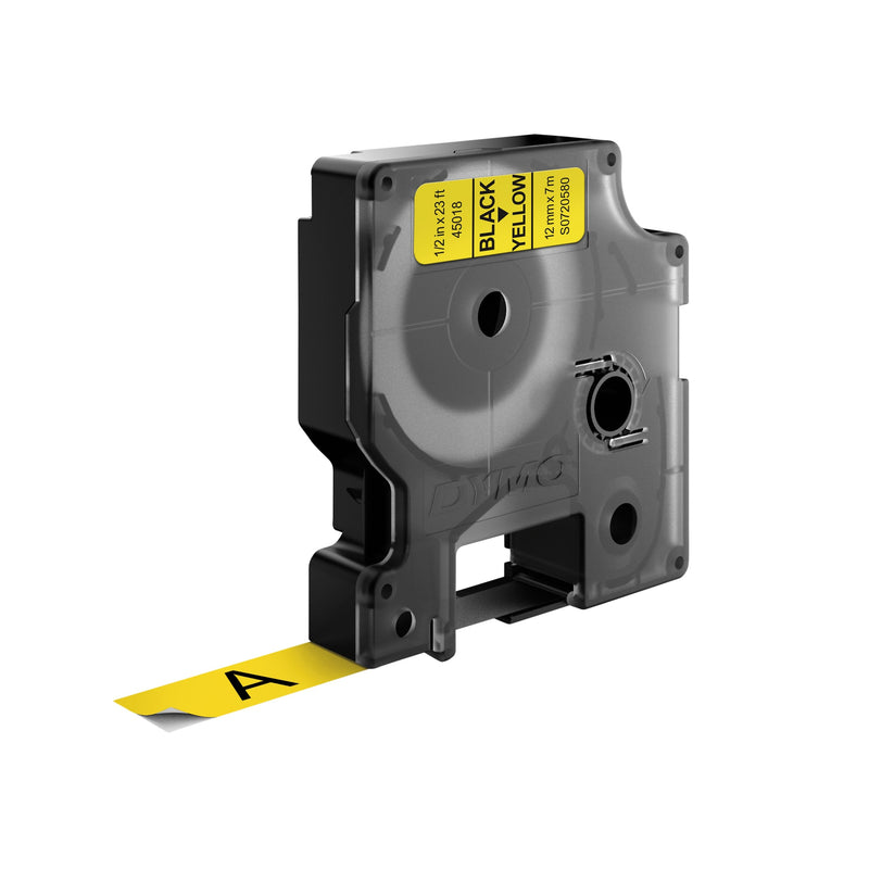 Dymo -  Labele  labelmanager d1 polyester 12mm geel | 5 stuks