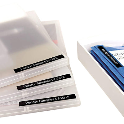 Dymo -  Labele  labelmanager d1 polyester 19mm zw | 5 stuks