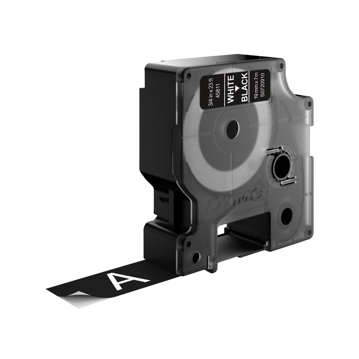 Dymo -  Labele  labelmanager d1 polyester 19mm zw | 5 stuks