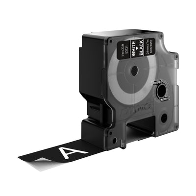 Dymo -  Labele  labelmanager d1 polyester 24mm zw