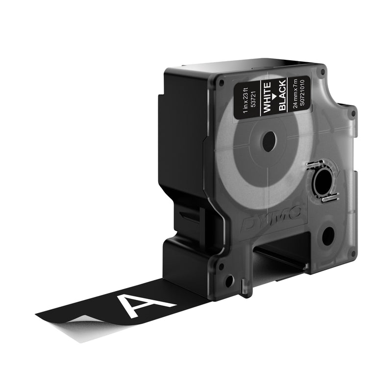 Dymo -  Labele  labelmanager d1 polyester 24mm zw
