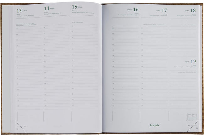 Brepols -   agenda Ecotiming, Kazar, assorti, 2027, boekgebonden (afbeelding 2)