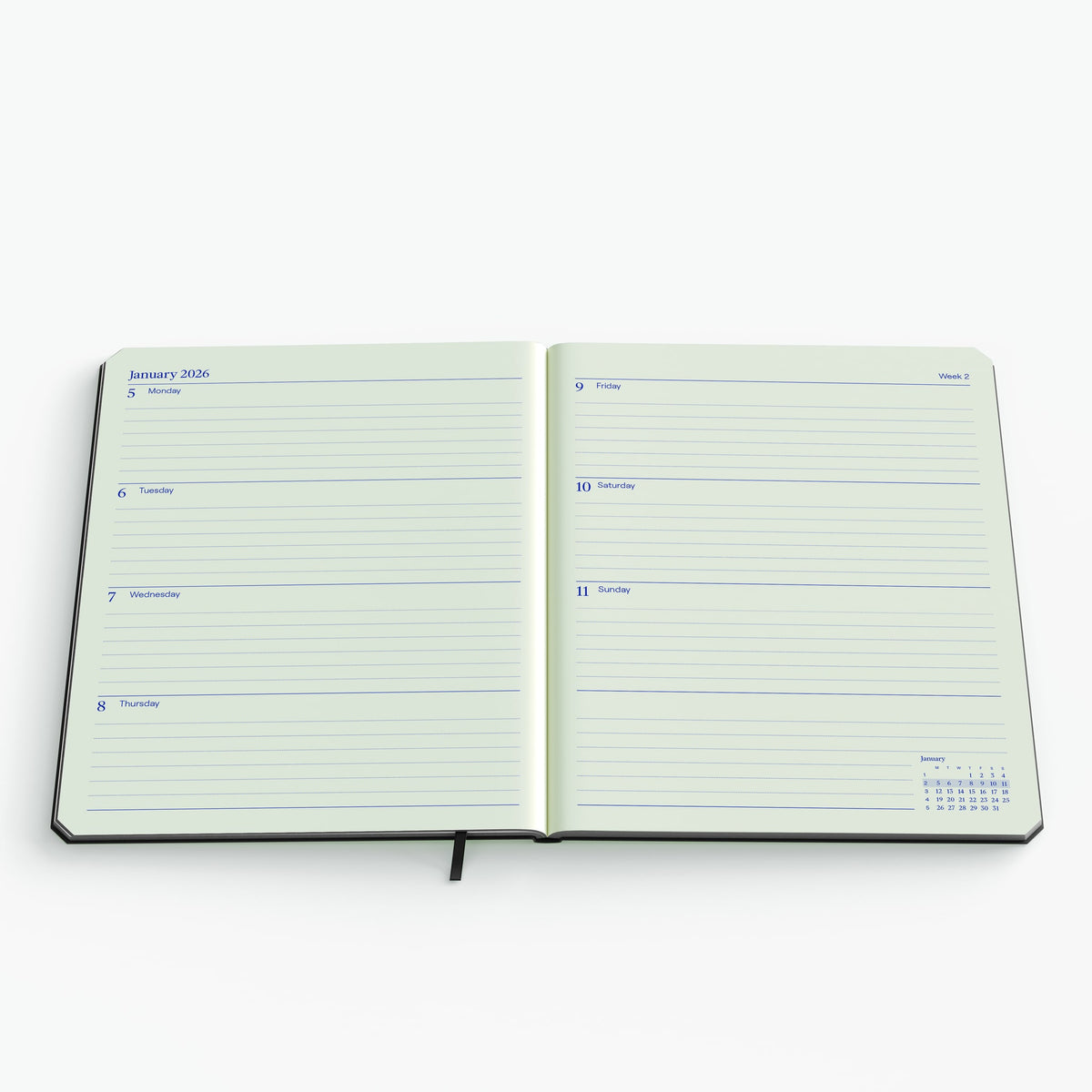 De KEMPEN -  Agenda 2027  weekly planner large 7d/2p