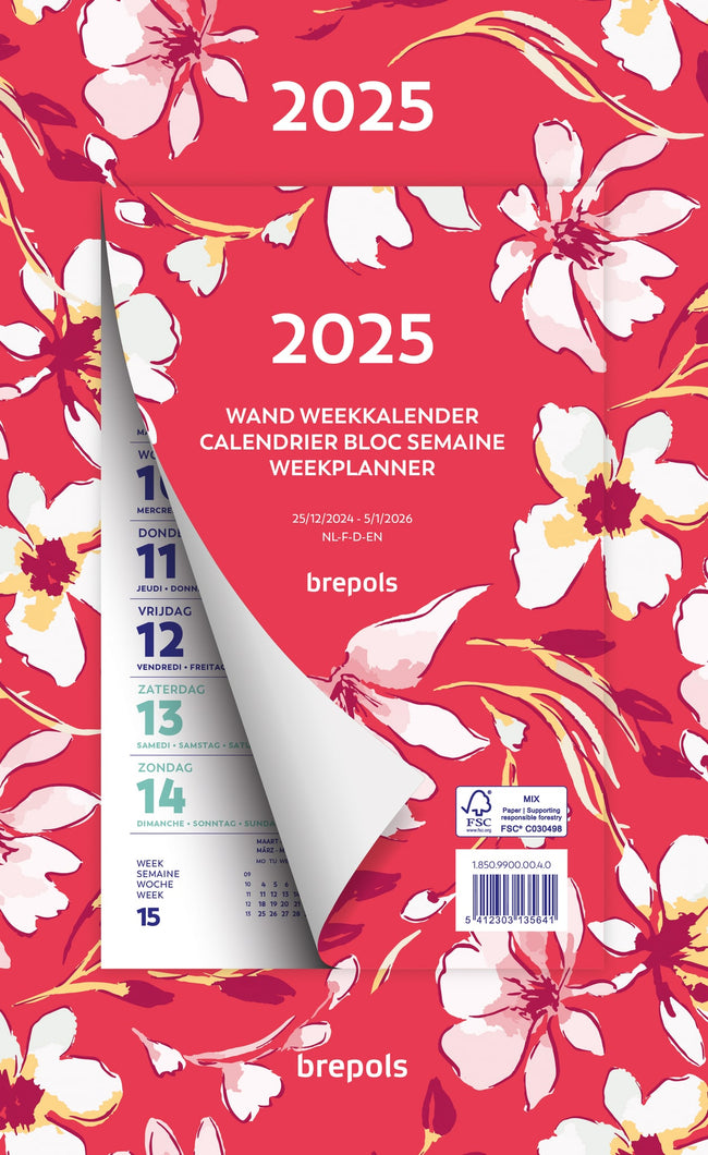Brepols -  Weekkalender 2027  190x130 7d/1p