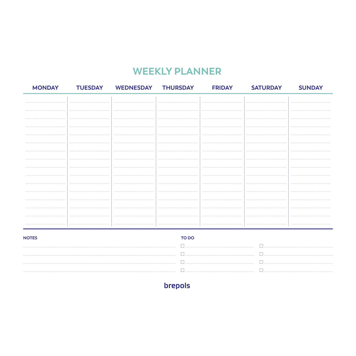 Brepols -  Planner  weekly planner a4 7d/1p