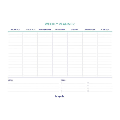 Brepols -  Planner  weekly planner a4 7d/1p