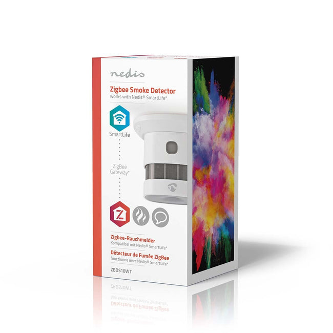 Nedis -  Rookmelder  zigbee 3.0 wifi 10 jaar wit | 5 stuks
