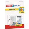 Tesa - Draft strips moll® Universal Self-adhesive for door 1mx38mm white