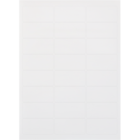 Klika - Étiquette | papier 63.5x33,9 mm | Blanc | 2400 pièces