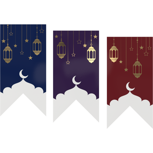 Klika -  Etiket | Cadeauetiket | papier | Lantern | 60x30mm | assorti | rol à 500 stuks